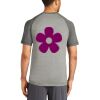 Mens Sublimated PosiCharge Tri Blend Wicking Raglan Tee Thumbnail