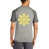 Mens Sublimated PosiCharge Tri Blend Wicking Raglan Tee Thumbnail