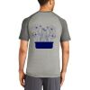 Mens Sublimated PosiCharge Tri Blend Wicking Raglan Tee Thumbnail
