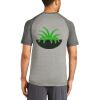 Mens Sublimated PosiCharge Tri Blend Wicking Raglan Tee Thumbnail