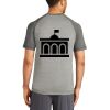 Mens Sublimated PosiCharge Tri Blend Wicking Raglan Tee Thumbnail