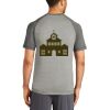 Mens Sublimated PosiCharge Tri Blend Wicking Raglan Tee Thumbnail