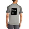 Mens Sublimated PosiCharge Tri Blend Wicking Raglan Tee Thumbnail