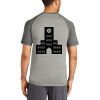 Mens Sublimated PosiCharge Tri Blend Wicking Raglan Tee Thumbnail