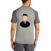 Mens Sublimated PosiCharge Tri Blend Wicking Raglan Tee Thumbnail