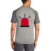 Mens Sublimated PosiCharge Tri Blend Wicking Raglan Tee Thumbnail