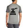 Mens Sublimated PosiCharge Tri Blend Wicking Raglan Tee Thumbnail