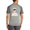Mens Sublimated PosiCharge Tri Blend Wicking Raglan Tee Thumbnail