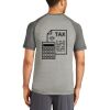 Mens Sublimated PosiCharge Tri Blend Wicking Raglan Tee Thumbnail