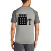 Mens Sublimated PosiCharge Tri Blend Wicking Raglan Tee Thumbnail