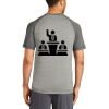 Mens Sublimated PosiCharge Tri Blend Wicking Raglan Tee Thumbnail