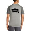 Mens Sublimated PosiCharge Tri Blend Wicking Raglan Tee Thumbnail