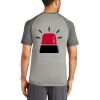 Mens Sublimated PosiCharge Tri Blend Wicking Raglan Tee Thumbnail