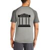 Mens Sublimated PosiCharge Tri Blend Wicking Raglan Tee Thumbnail