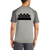 Mens Sublimated PosiCharge Tri Blend Wicking Raglan Tee Thumbnail
