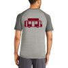 Mens Sublimated PosiCharge Tri Blend Wicking Raglan Tee Thumbnail