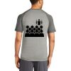 Mens Sublimated PosiCharge Tri Blend Wicking Raglan Tee Thumbnail