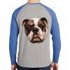 Mens Full Color PosiCharge Long Sleeve Tri Blend Wicking Raglan Tee Thumbnail