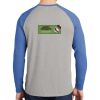 Mens Full Color PosiCharge Long Sleeve Tri Blend Wicking Raglan Tee Thumbnail