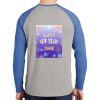 Mens Full Color PosiCharge Long Sleeve Tri Blend Wicking Raglan Tee Thumbnail