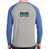 Mens Full Color PosiCharge Long Sleeve Tri Blend Wicking Raglan Tee Thumbnail