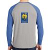 Mens Full Color PosiCharge Long Sleeve Tri Blend Wicking Raglan Tee Thumbnail