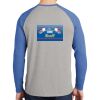 Mens Full Color PosiCharge Long Sleeve Tri Blend Wicking Raglan Tee Thumbnail
