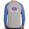 Mens Full Color PosiCharge Long Sleeve Tri Blend Wicking Raglan Tee Thumbnail