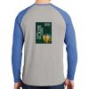 Mens Full Color PosiCharge Long Sleeve Tri Blend Wicking Raglan Tee Thumbnail