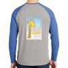 Mens Full Color PosiCharge Long Sleeve Tri Blend Wicking Raglan Tee Thumbnail