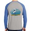 Mens Full Color PosiCharge Long Sleeve Tri Blend Wicking Raglan Tee Thumbnail