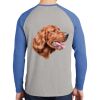 Mens Full Color PosiCharge Long Sleeve Tri Blend Wicking Raglan Tee Thumbnail