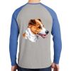 Mens Full Color PosiCharge Long Sleeve Tri Blend Wicking Raglan Tee Thumbnail