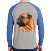 Mens Full Color PosiCharge Long Sleeve Tri Blend Wicking Raglan Tee Thumbnail