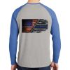 Mens Full Color PosiCharge Long Sleeve Tri Blend Wicking Raglan Tee Thumbnail