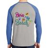Mens Full Color PosiCharge Long Sleeve Tri Blend Wicking Raglan Tee Thumbnail