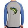 Mens Full Color PosiCharge Long Sleeve Tri Blend Wicking Raglan Tee Thumbnail
