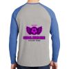 Mens Full Color PosiCharge Long Sleeve Tri Blend Wicking Raglan Tee Thumbnail