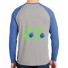 Mens Full Color PosiCharge Long Sleeve Tri Blend Wicking Raglan Tee Thumbnail