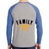 Mens Full Color PosiCharge Long Sleeve Tri Blend Wicking Raglan Tee Thumbnail