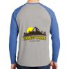 Mens Full Color PosiCharge Long Sleeve Tri Blend Wicking Raglan Tee Thumbnail