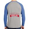 Mens Full Color PosiCharge Long Sleeve Tri Blend Wicking Raglan Tee Thumbnail