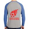 Mens Full Color PosiCharge Long Sleeve Tri Blend Wicking Raglan Tee Thumbnail
