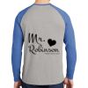 Mens Full Color PosiCharge Long Sleeve Tri Blend Wicking Raglan Tee Thumbnail