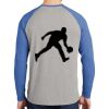 Mens Full Color PosiCharge Long Sleeve Tri Blend Wicking Raglan Tee Thumbnail