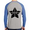 Mens Full Color PosiCharge Long Sleeve Tri Blend Wicking Raglan Tee Thumbnail