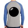 Mens Full Color PosiCharge Long Sleeve Tri Blend Wicking Raglan Tee Thumbnail