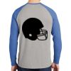 Mens Full Color PosiCharge Long Sleeve Tri Blend Wicking Raglan Tee Thumbnail