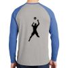 Mens Full Color PosiCharge Long Sleeve Tri Blend Wicking Raglan Tee Thumbnail