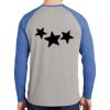 Mens Full Color PosiCharge Long Sleeve Tri Blend Wicking Raglan Tee Thumbnail